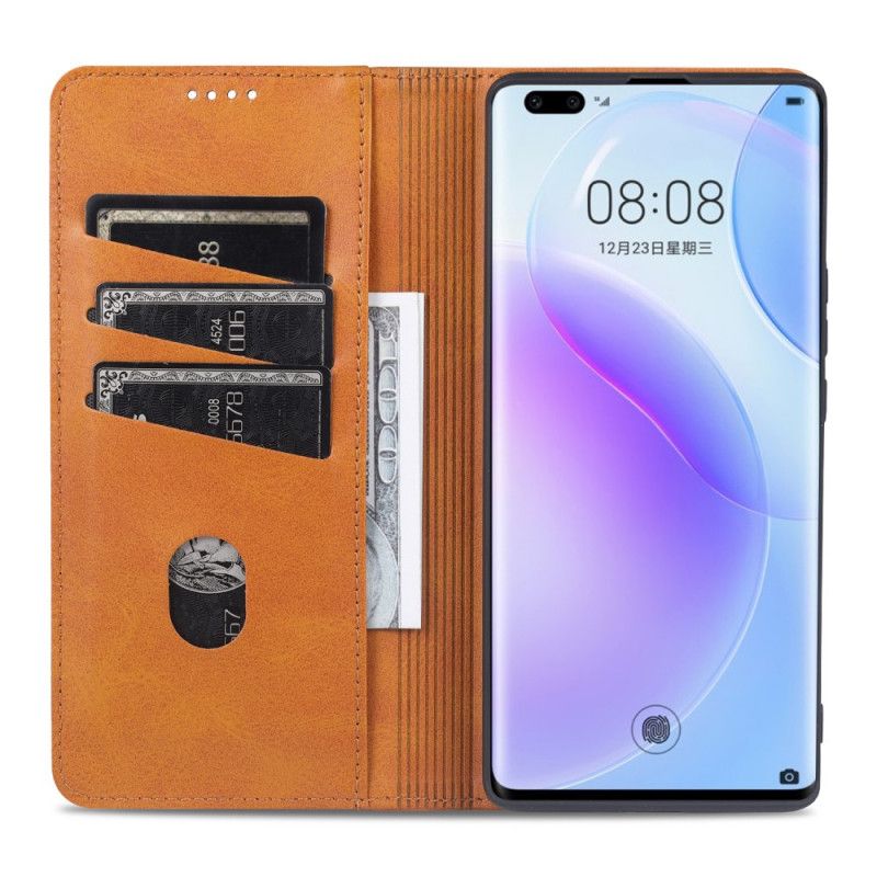 Flip Case Für Huawei Nova 9 Pro / Honor 50 Pro Azns Lederstil