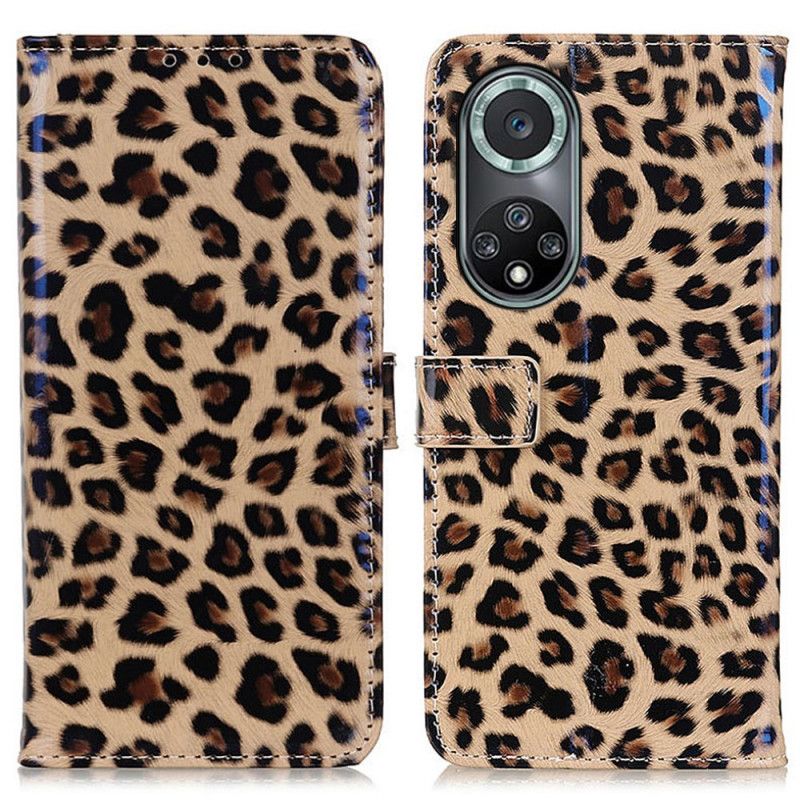 Lederhüllen Für Huawei Nova 9 Pro / Honor 50 Pro Einfacher Leopard