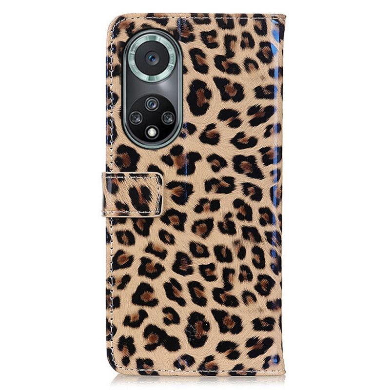 Lederhüllen Für Huawei Nova 9 Pro / Honor 50 Pro Einfacher Leopard