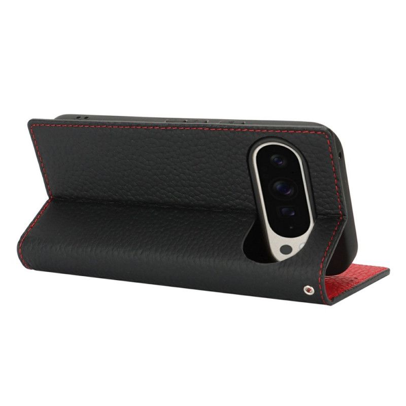 Flip Case Für Google Pixel 10 Pro Xl Leder Mit Riemen