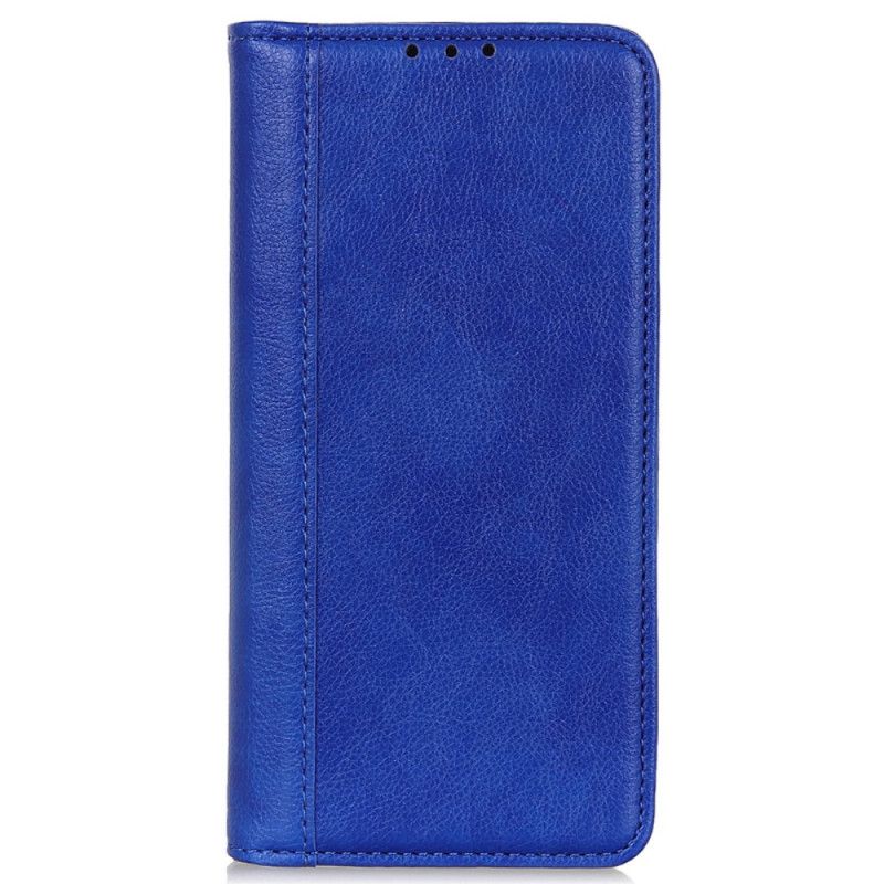 Flip Case Für Google Pixel 10 Pro Xl Spaltleder Litschi-textur