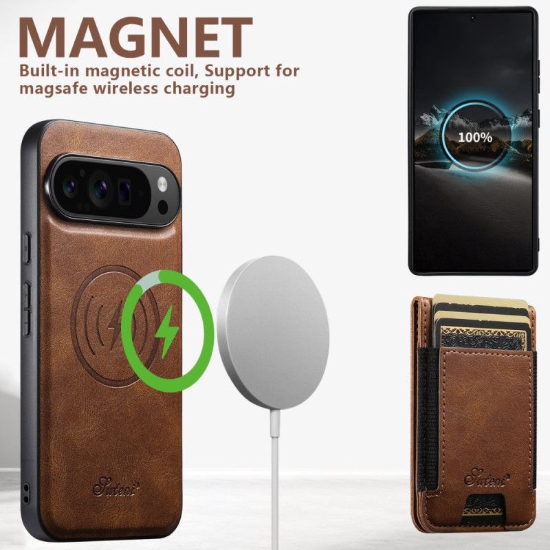 Hülle Für Google Pixel 10 Pro Xl Magsafe-kompatibler Kartenhalter Und Ständer Suteni