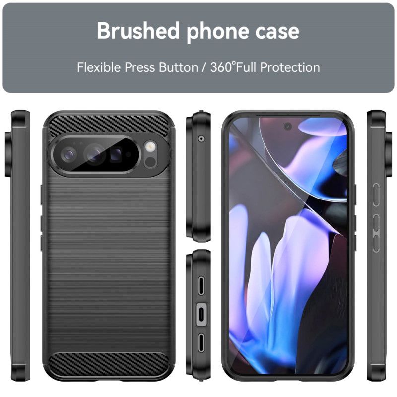 Hülle Google Pixel 10 Pro Xl Handyhülle Gebürstete Kohlefaser