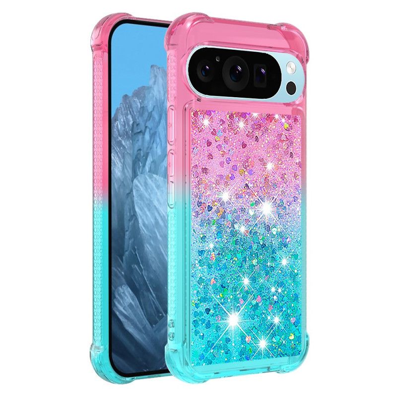 Hülle Google Pixel 10 Pro Xl Handyhülle Glitzer-farbverlauf