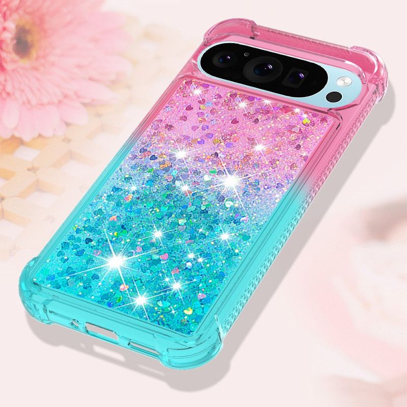 Hülle Google Pixel 10 Pro Xl Handyhülle Glitzer-farbverlauf