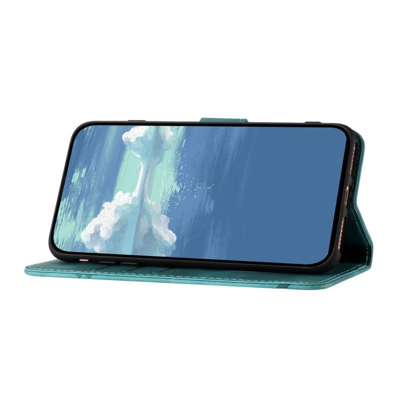 Lederhüllen Google Pixel 10 Pro Xl Handyhülle Geometrische Linien Mit Riemen