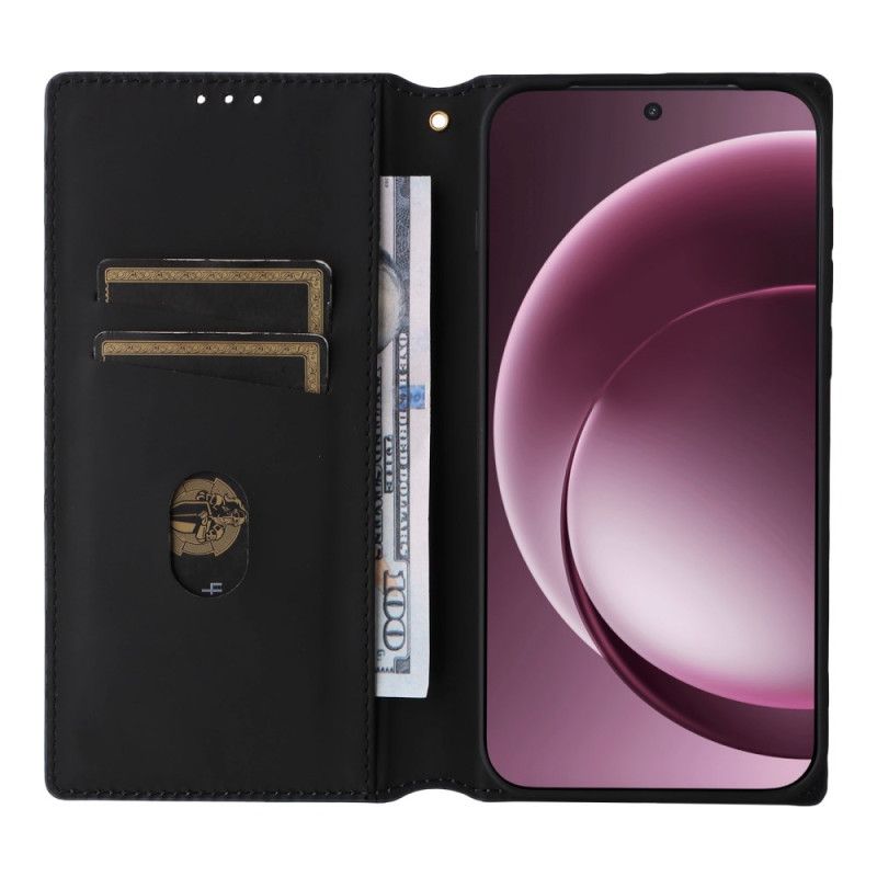 Flip Case Für Oneplus 15 Rautenmuster
