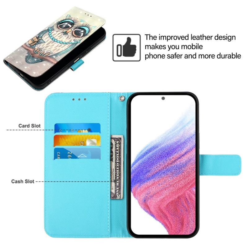 Lederhüllen Oneplus 15 Graue Eule