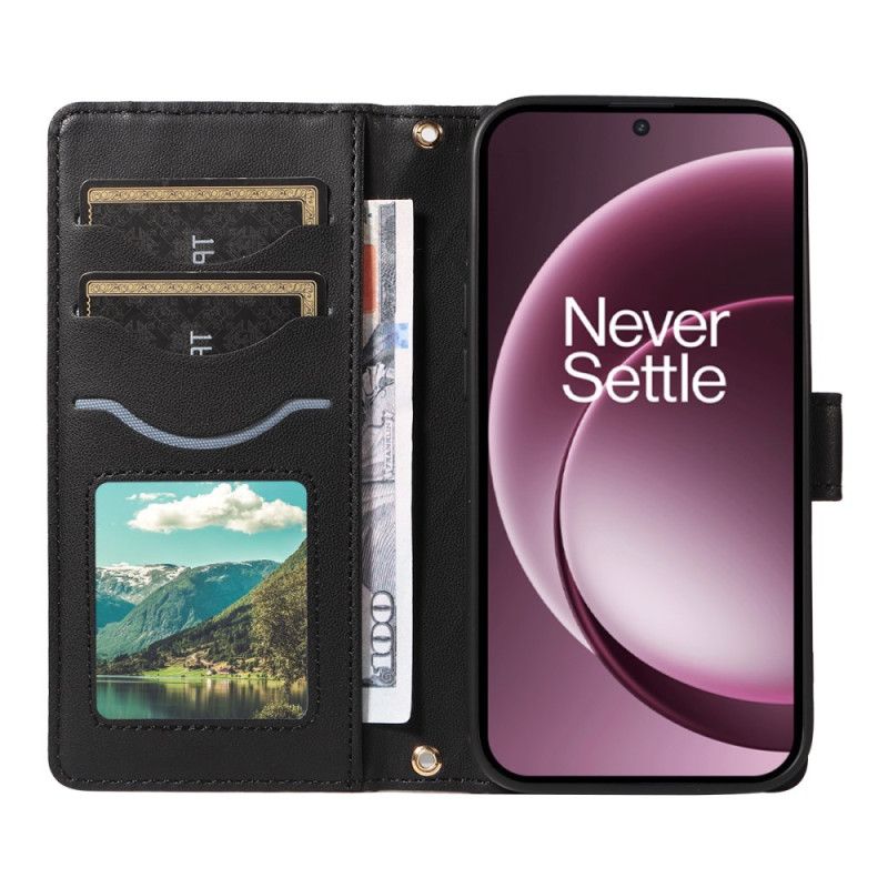Lederhüllen Oneplus 15 Handyhülle Gesteppt Mit Schulterriemen Und Riemen