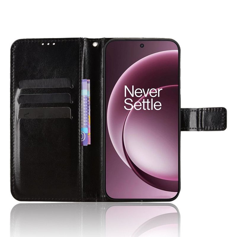 Lederhüllen Oneplus 15 Handyhülle Glitzerndes Kunstleder