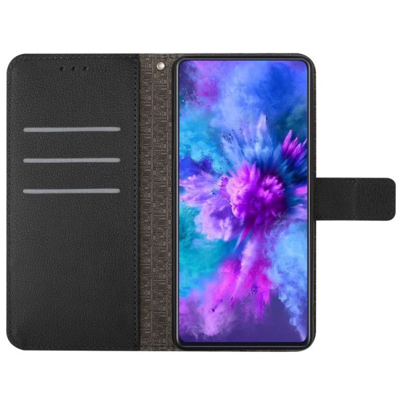 Lederhüllen Oneplus 15 Handyhülle Rauten