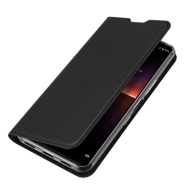 Flip Case Sony Xperia L4 Schwarz Pro-Dux-Ducis-Haut