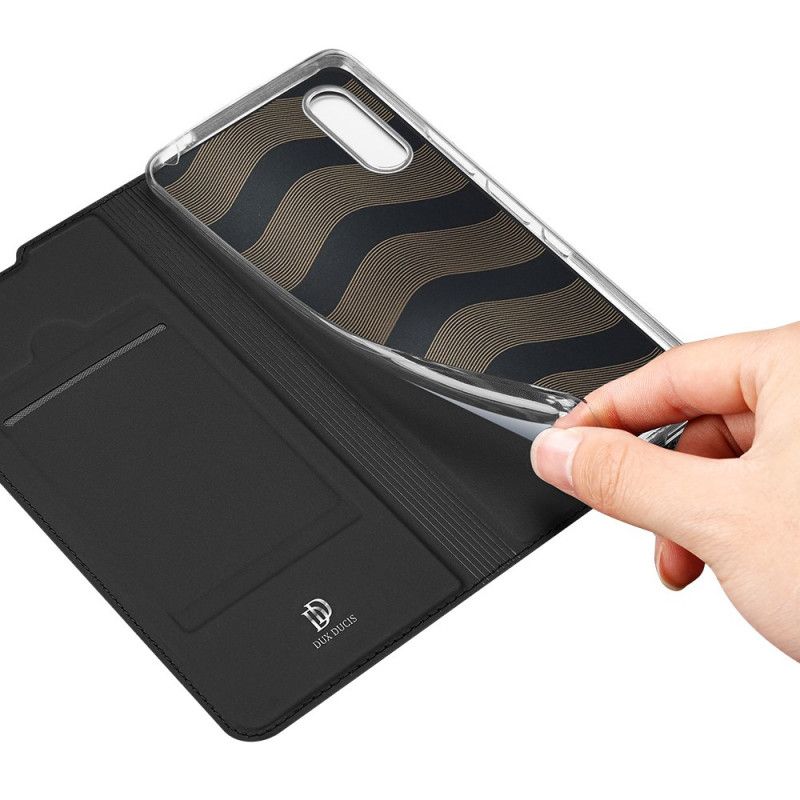 Flip Case Sony Xperia L4 Schwarz Pro-Dux-Ducis-Haut