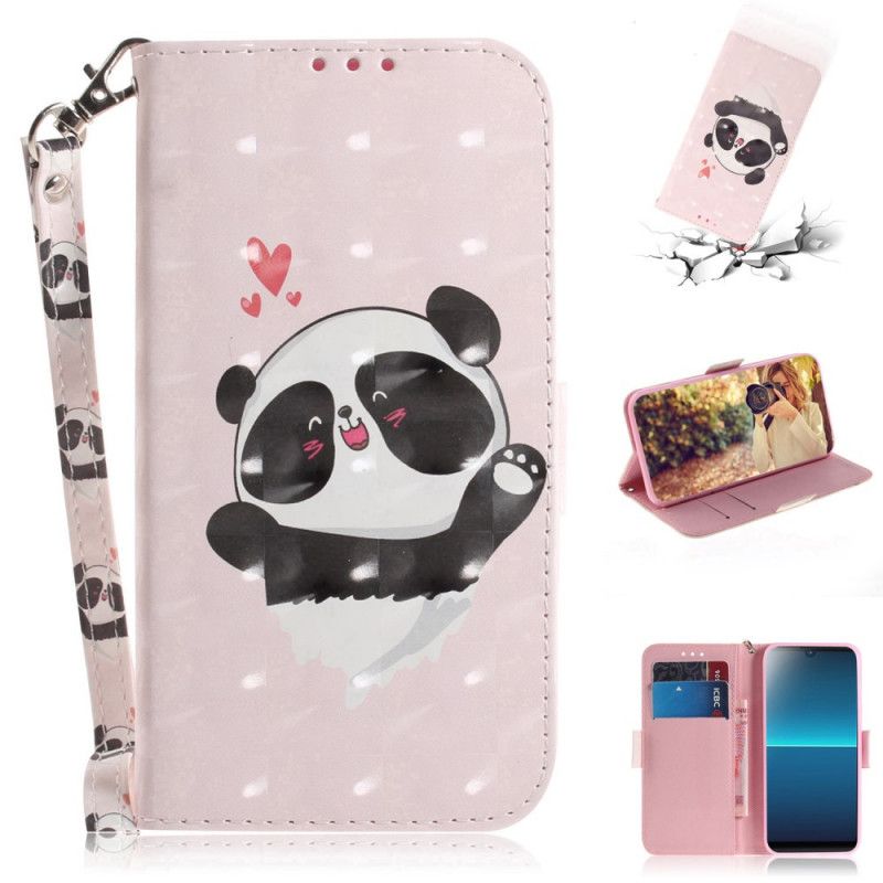 Lederhüllen Sony Xperia L4 Panda Liebe Mit Tanga