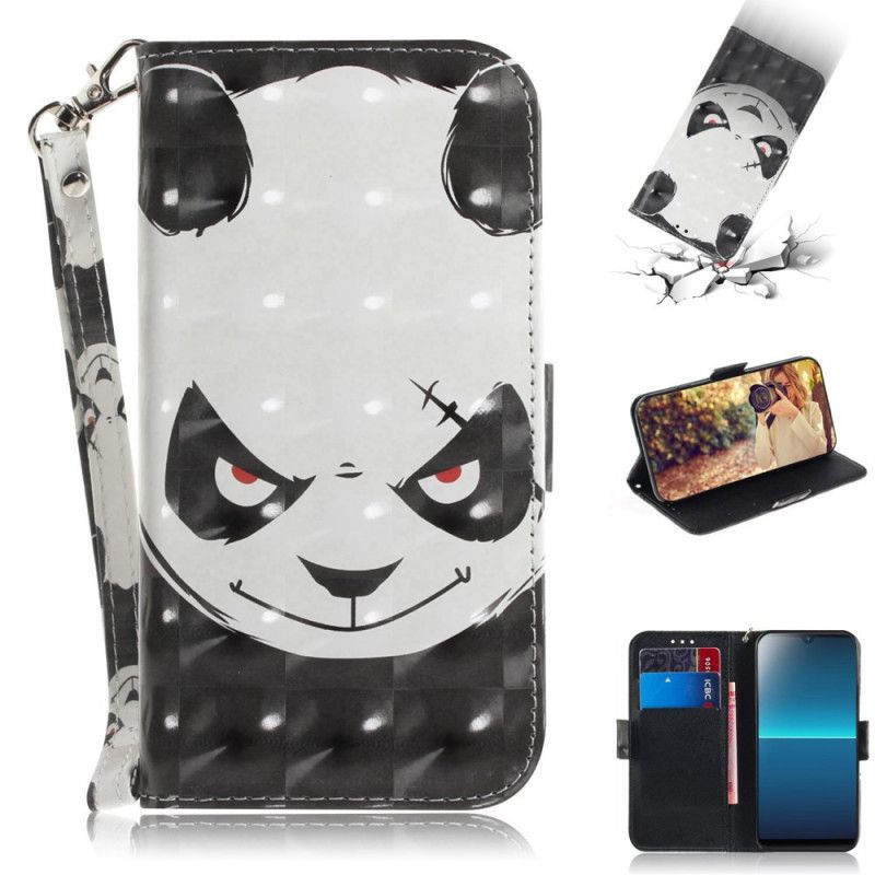 Lederhüllen Sony Xperia L4 Wütender Panda Mit Tanga