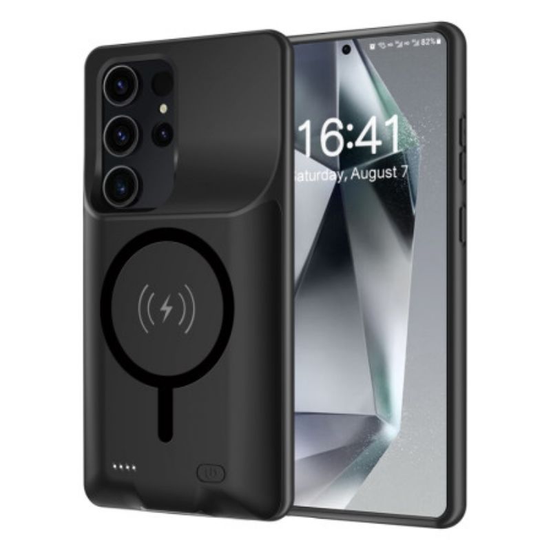 Externes Akkucase (10000 Mah) Für Samsung Galaxy S25 Ultra Mit Magnetischer Befestigung