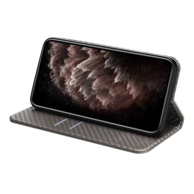 Flip Case Samsung Galaxy S25 Ultra 5g Handyhülle Carbonfaser Mit Riemen