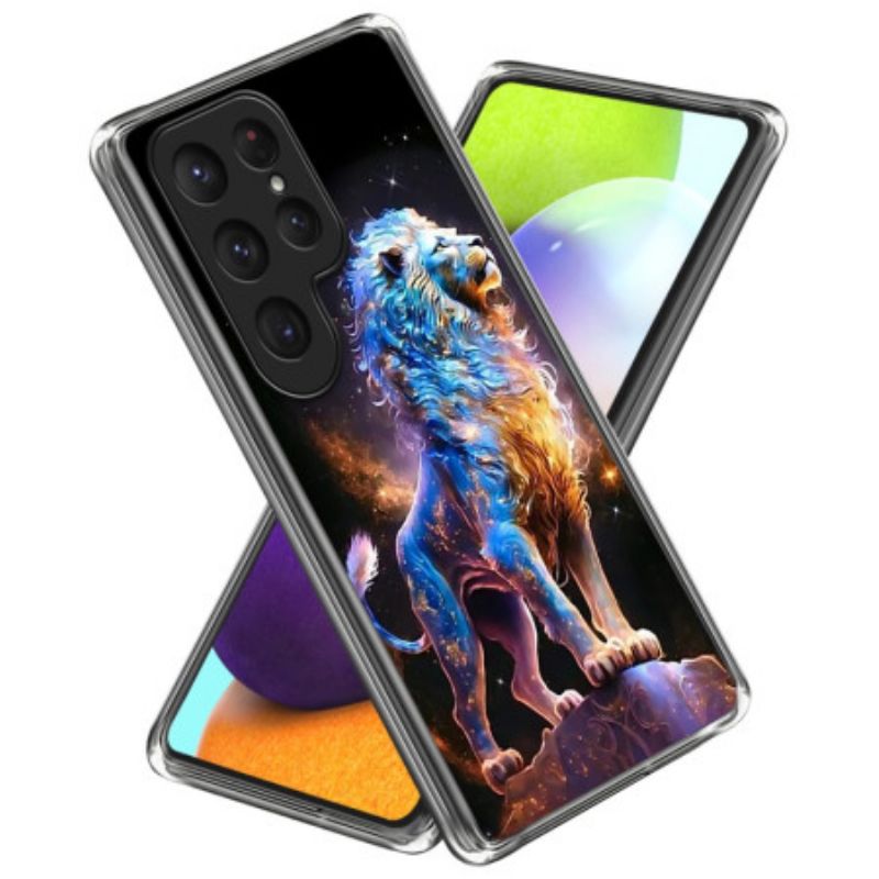 Hülle Für Samsung Galaxy S25 Ultra 5g Bunter Löwe