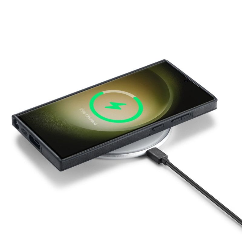 Hülle Für Samsung Galaxy S25 Ultra 5g Dg.ming Lederoptik