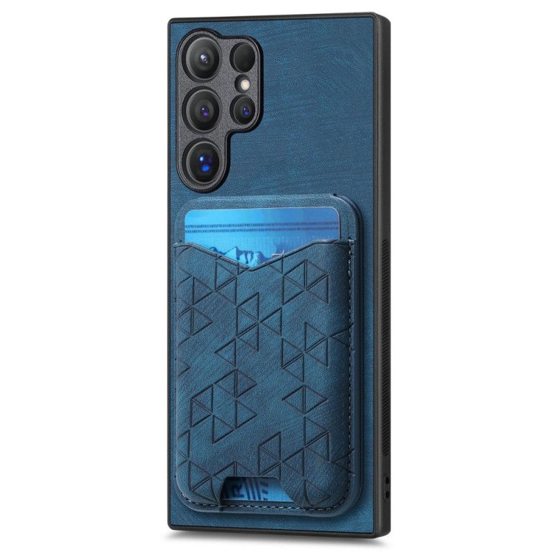 Hülle Für Samsung Galaxy S25 Ultra 5g Kartenhalter Und Ständer Mit Muster