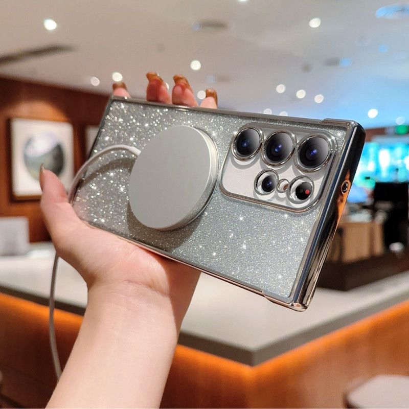 Hülle Für Samsung Galaxy S25 Ultra 5g Magsafe-kompatibel Glitzer