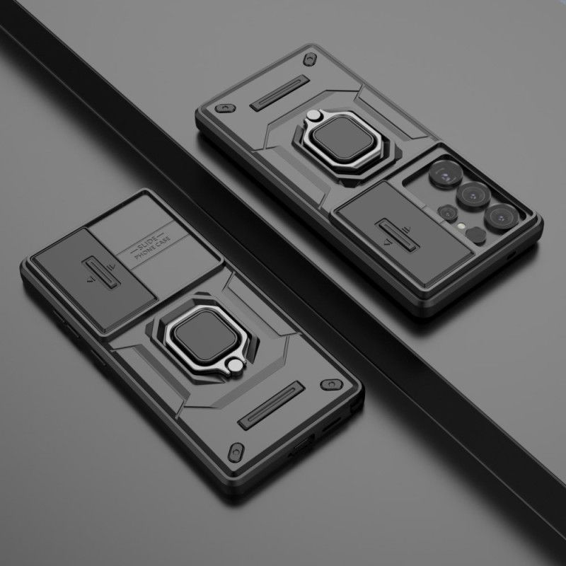 Hülle Für Samsung Galaxy S25 Ultra 5g Robuster Ring Mit Linsenschutz