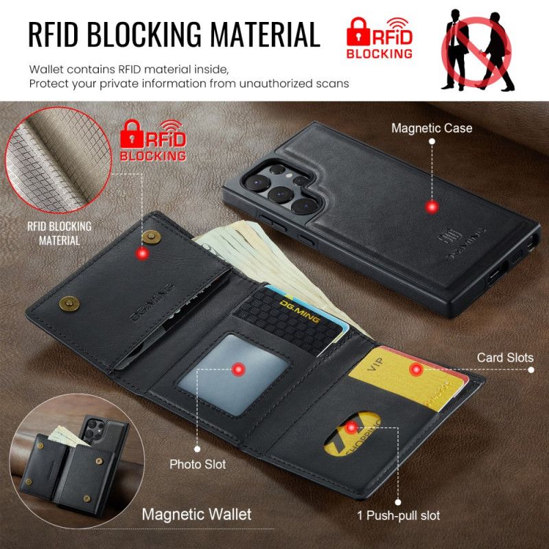 Hülle Samsung Galaxy S25 Ultra 5g Abnehmbare Magnetgeldbörse