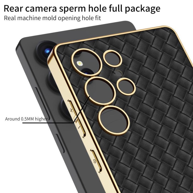 Hülle Samsung Galaxy S25 Ultra 5g Gewebte Struktur