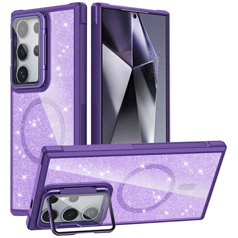 Hülle Samsung Galaxy S25 Ultra 5g Glitzer Mit Integriertem Ständer