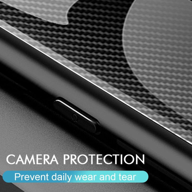 Hülle Samsung Galaxy S25 Ultra 5g Handyhülle Gehärtetes Glas Mit Carbonfaser-optik