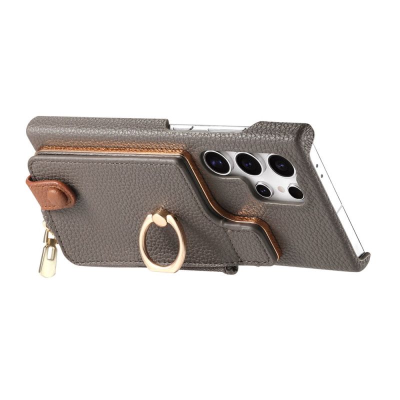 Hülle Samsung Galaxy S25 Ultra 5g Handyhülle Geldbörse Aus Kunstleder