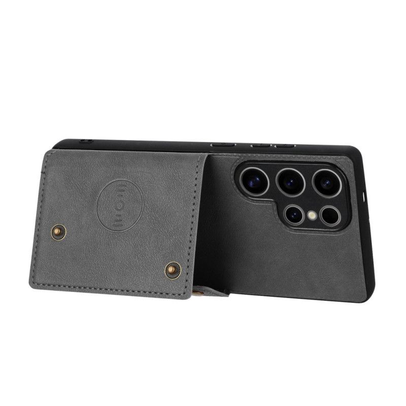 Hülle Samsung Galaxy S25 Ultra 5g Handyhülle Kartenhalter Im Retro-stil