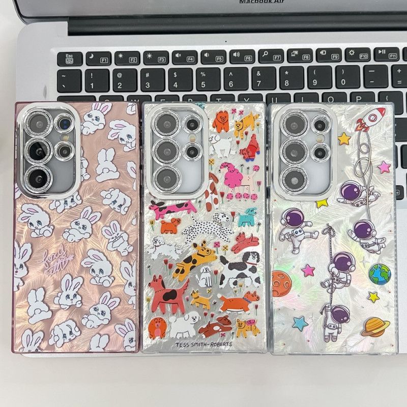 Hülle Samsung Galaxy S25 Ultra 5g Handyhülle Lustige Tiere Mit Linsenschutz