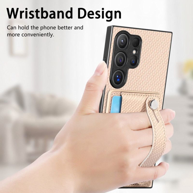 Hülle Samsung Galaxy S25 Ultra 5g Kartenhalter Und Tragegurt-ständer