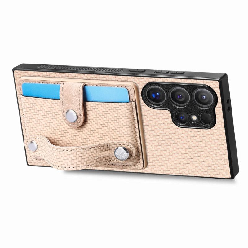 Hülle Samsung Galaxy S25 Ultra 5g Kartenhalter Und Tragegurt-ständer