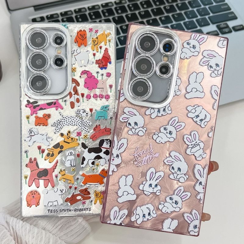 Hülle Samsung Galaxy S25 Ultra 5g Lustige Häschen Mit Linsenschutz