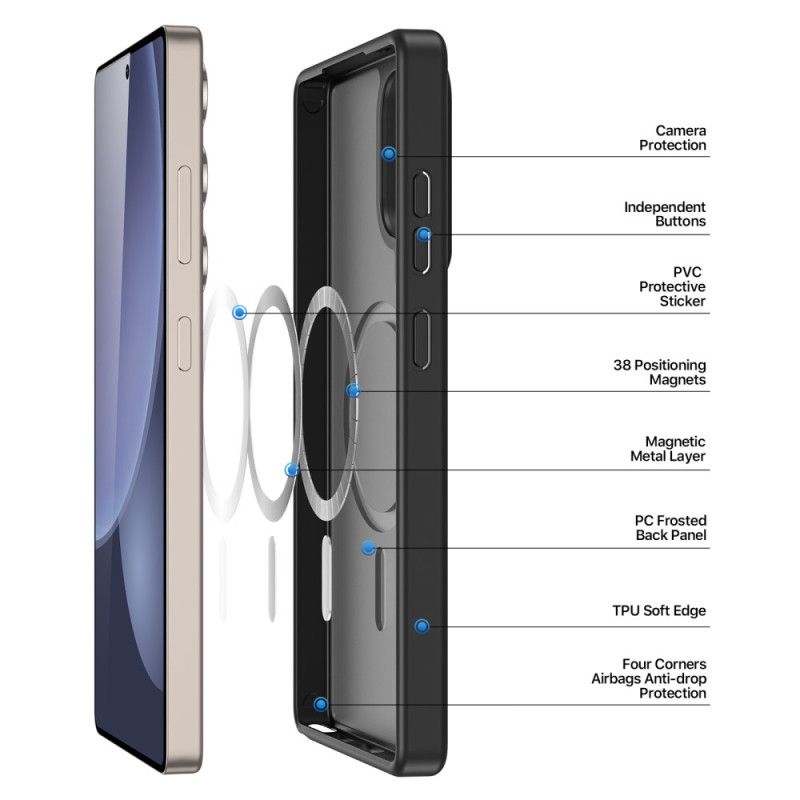 Hülle Samsung Galaxy S25 Ultra 5g Magsafe-kompatible Verstärkte Ecken
