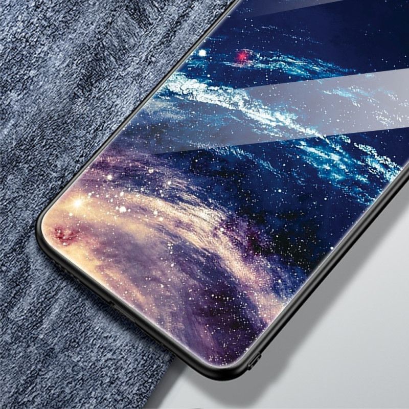 Hülle Samsung Galaxy S25 Ultra 5g Mondmuster Aus Gehärtetem Glas