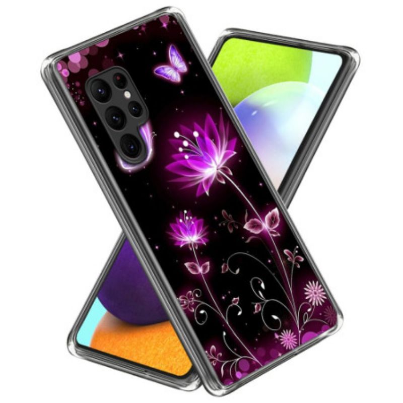 Hülle Samsung Galaxy S25 Ultra 5g Rosa Lotusblume