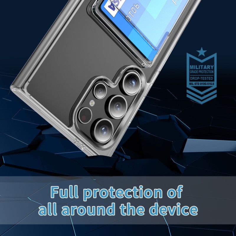 Hülle Samsung Galaxy S25 Ultra 5g Transparent Mit Kartenhalter