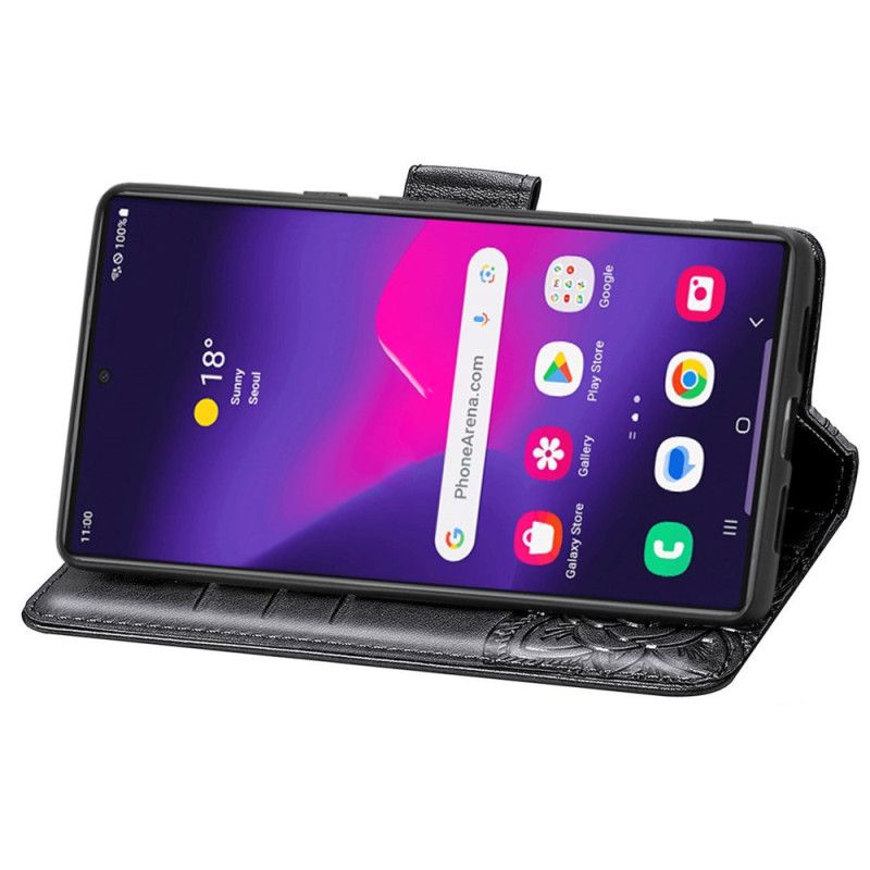 Lederhüllen Für Samsung Galaxy S25 Ultra 5g Barocker Schmetterling