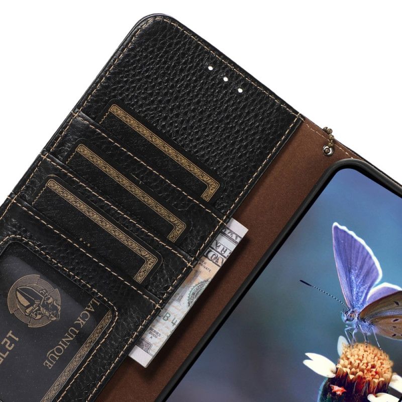 Lederhüllen Für Samsung Galaxy S25 Ultra 5g Litschi-leder Mit Rfid-blockierung