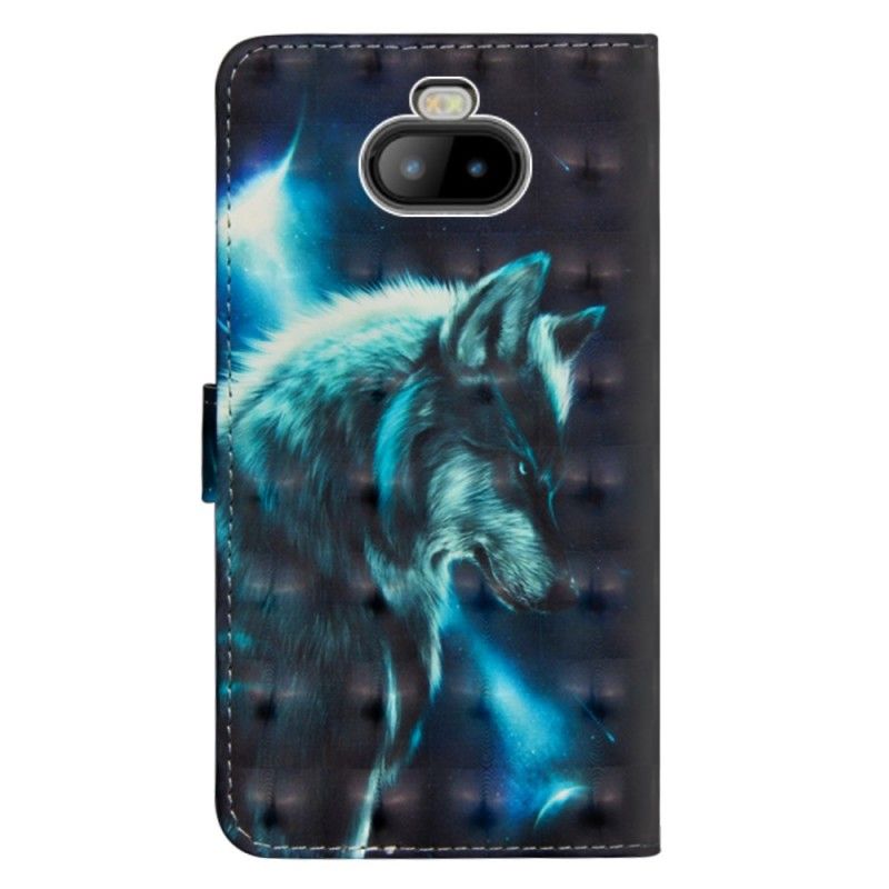 Lederhüllen Sony Xperia 10 Majestätischer Wolf