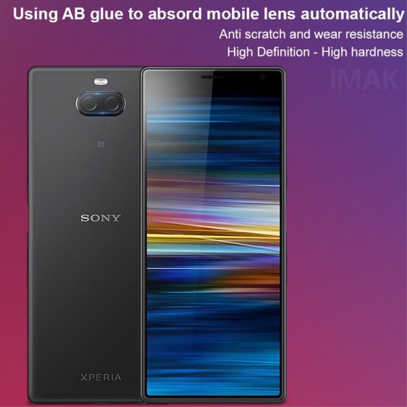 Schutz Aus Gehärtetem Glas Für Sony Xperia 10 Imak Objektiv