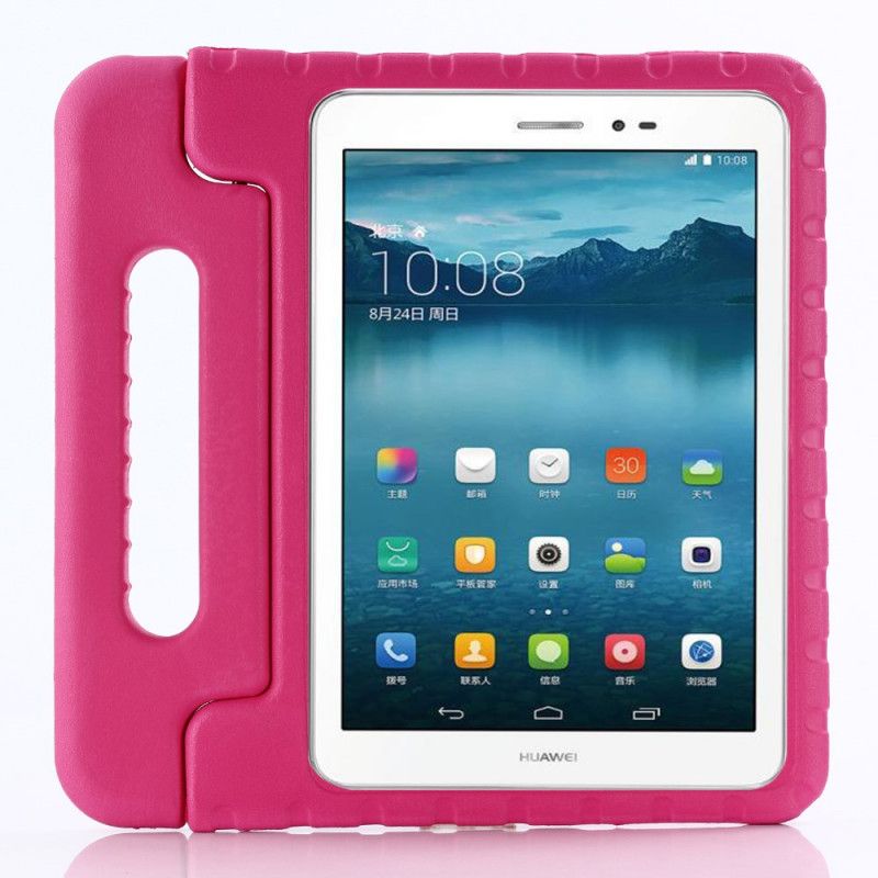 Hülle Huawei MediaPad T3 10 Magenta Handyhülle Eva-Schaum Für Kinder