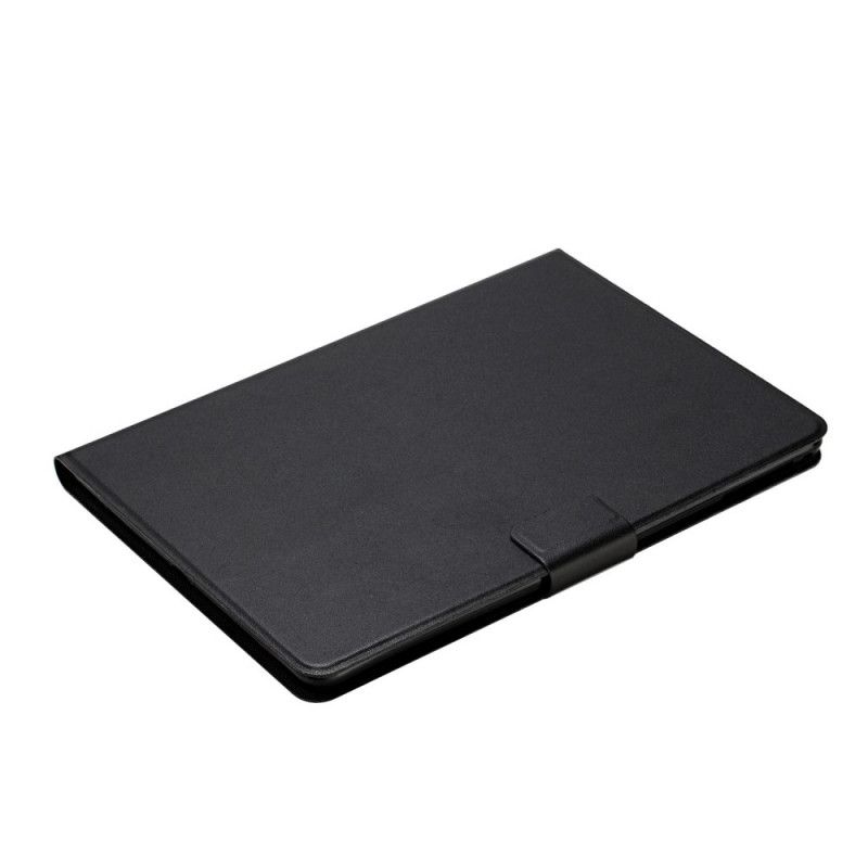 Lederhüllen Für Huawei MediaPad T3 10 Schwarz Klassischer Lederstil