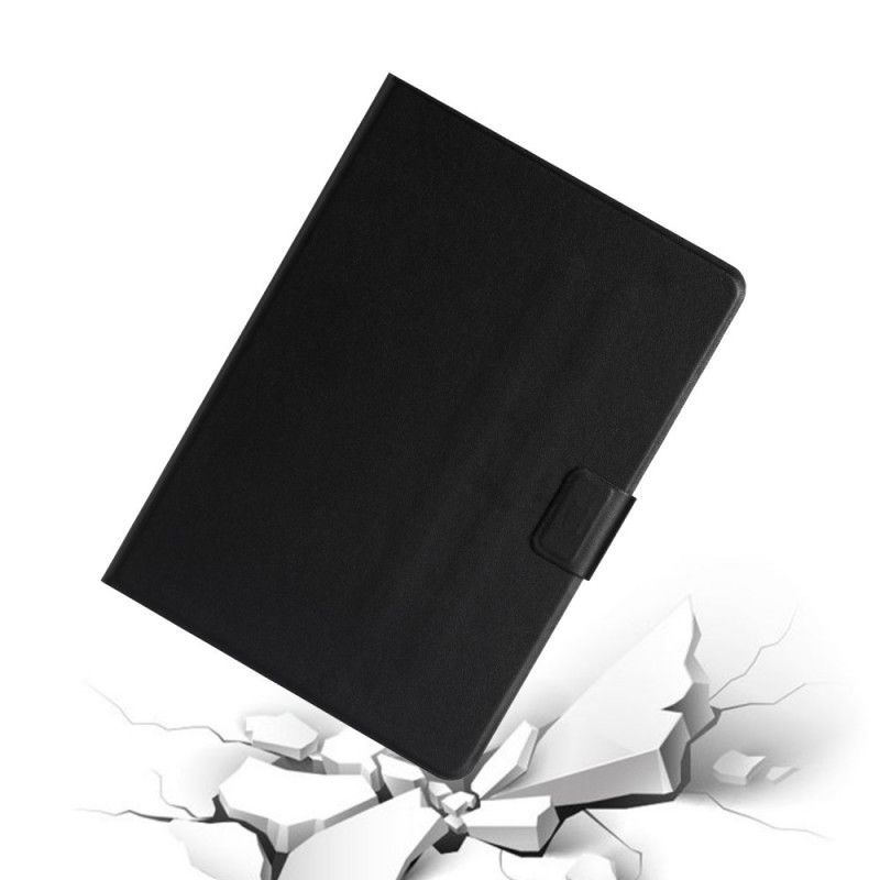 Lederhüllen Für Huawei MediaPad T3 10 Schwarz Klassischer Lederstil