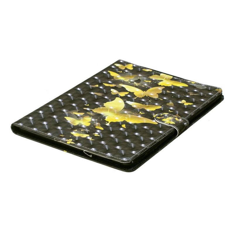 Lederhüllen Huawei MediaPad T3 10 Gelbe Schmetterlinge