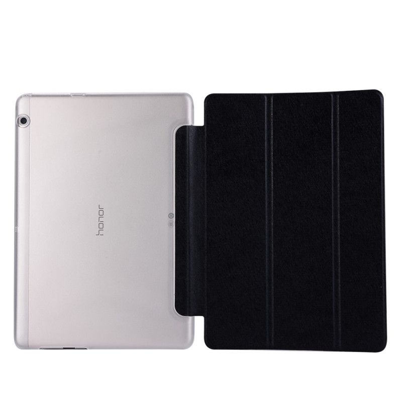 Smart Case Huawei MediaPad T3 10 Schwarz Seidentextur