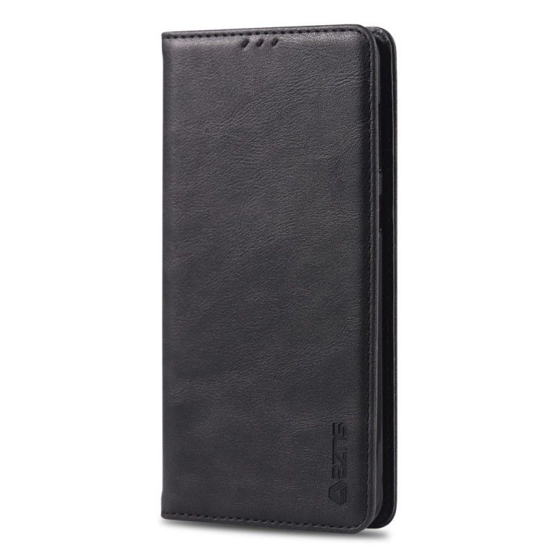 Flip Case Samsung Galaxy A40 Schwarz Retro-Azns